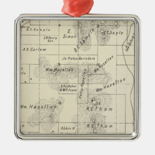 Fresno County, California 5 Metal Ornament