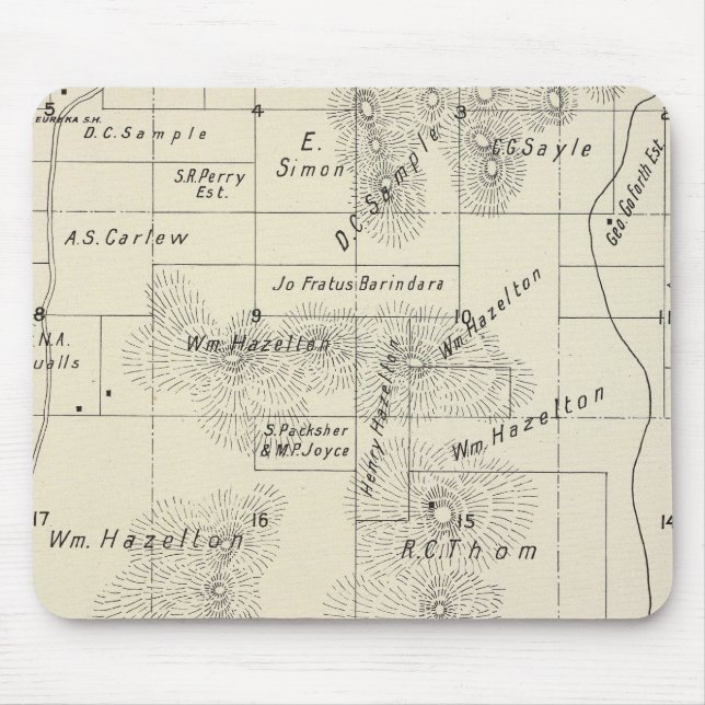 Fresno County, California 5 Mouse Pad (Front)
