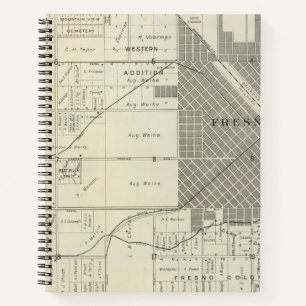 Fresno County, California 7 2 Notebook
