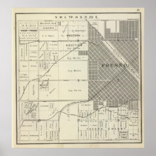 Fresno County, California 7 Poster