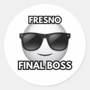 Fresno Final Boss Cool Emoji Sticker