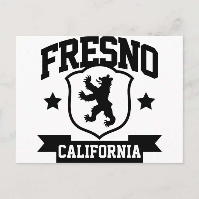 Fresno Heraldry Postcard (Front)