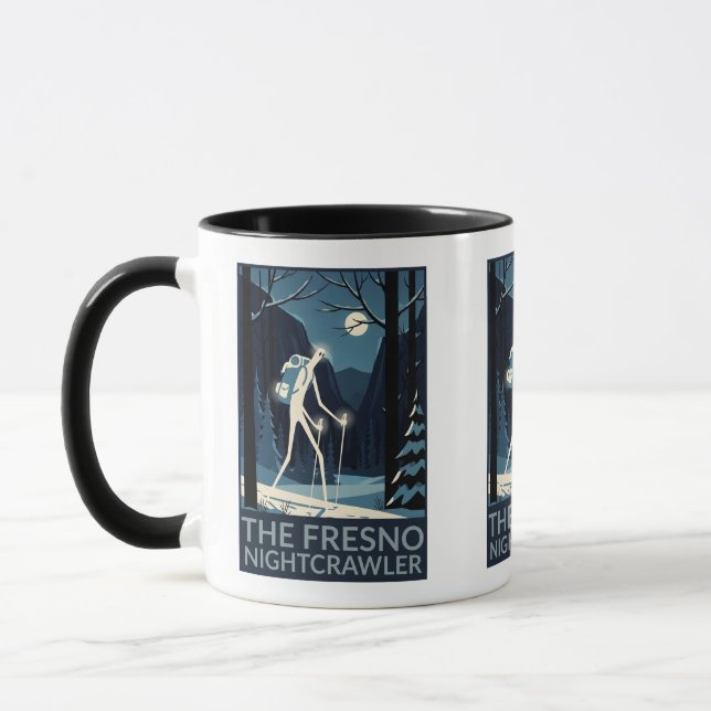 Fresno Nightcrawler Cryptid Mug (Left)
