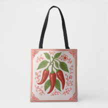 "FRESNO TOTE" - CHINOISERIE TOTE BAG