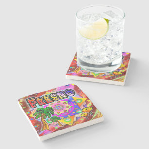 Fresno Tropical Friends Coaster