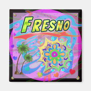 Fresno True Progress Magnet