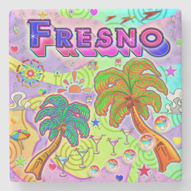 Fresno Vacation Target Coaster (Front)
