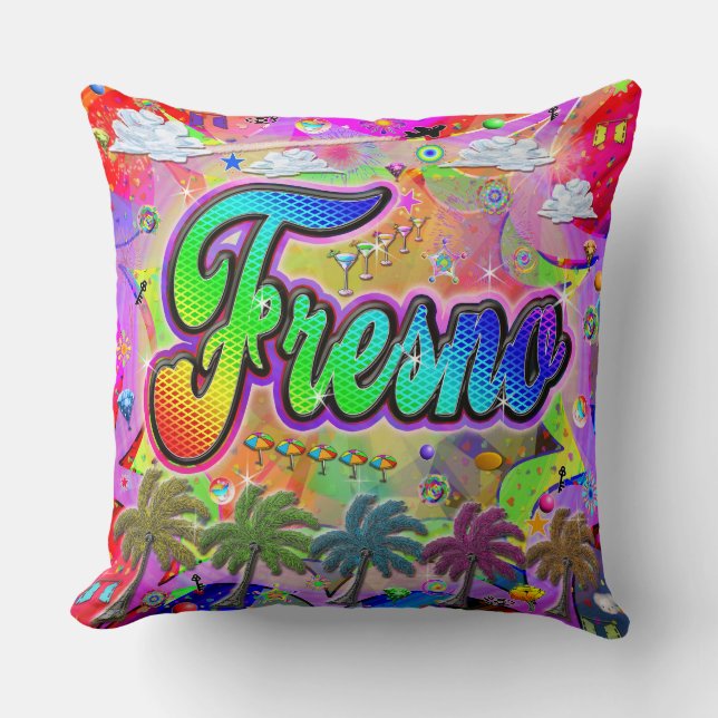 Fresno Vista Express Pillow (Front)