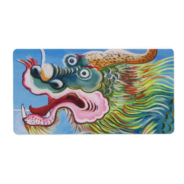 Fresque chinoise Foo Dog / Lion Guardian (Devant)