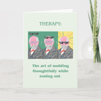 Freud Funny Greeting Card