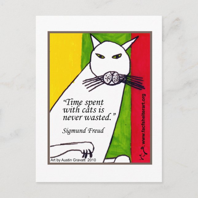 Freud Quote Postcard (Front)
