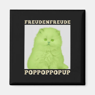 Freudenfreude Poppoppop Up Feline Lover Cat Magnet
