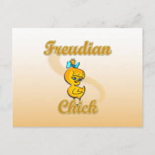 Freudian Chick Postcard