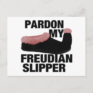 Freudian Slipper custom postcard
