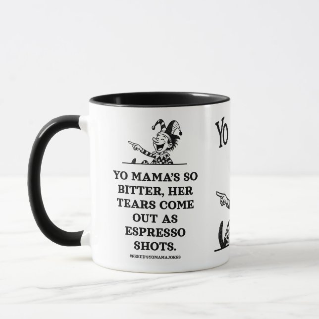 freudian yo mama jokes - Bitter Mug (Left)