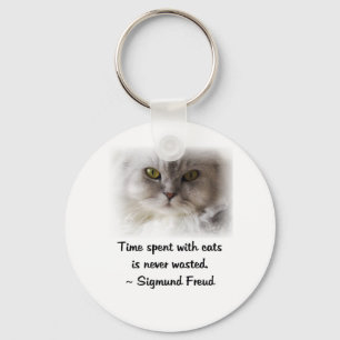 Freud's Cat Keychain