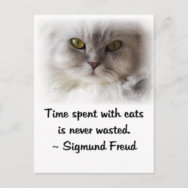 Freud's Cat Postcard (Front)