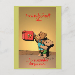 Freundschaft ist... postcard