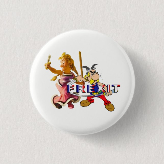 frexit 1 inch round button (Front)