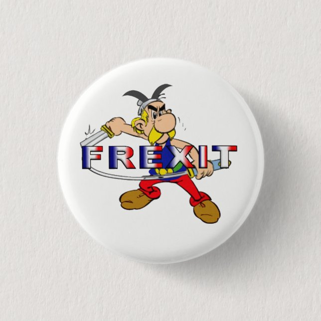 frexit 1 inch round button (Front)