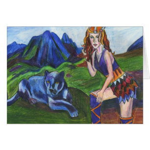 Freya de la carte de Valkyries