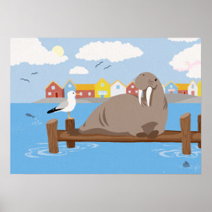 Freya le Walrus - Poster
