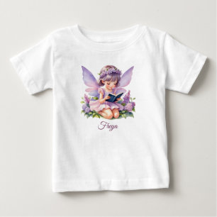 Freya Lilac Fairy Personalized Baby T-Shirt