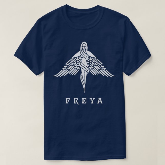 Freya Viking Goddess  T-Shirt (Design Front)