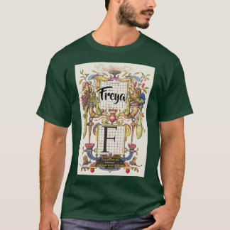 Freya Vintage and Modern Calligraphy Crafter Garde T-Shirt