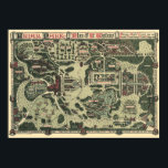 Friar Park Poster<br><div class="desc">Friar Park is a legendary country estate located in Henley-on-Thames, UK. It was built by Sir Frank Crisp, and later owned by Sir Percival & Lady David, the Salesian Sisters of St. John Bosco, and then musician George Harrison. This map was commissioned by Sir Frank Crisp to offer to visitors...</div>