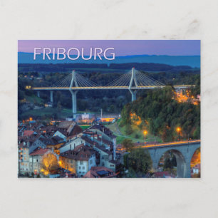 Fribourg, Switzerland Postcard