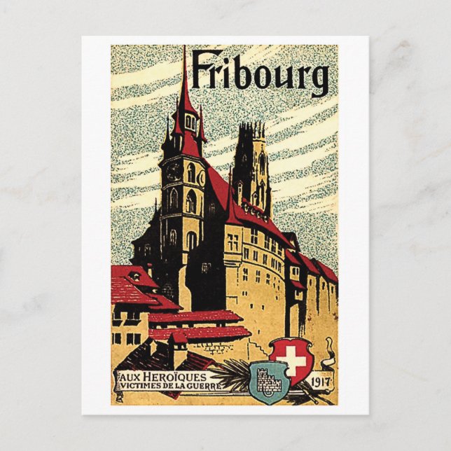 Fribourg, Switzerland Postcard (Front)