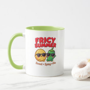 Fricy Summer 2026 Mug - Cute Mango Jalapeño Kawaii