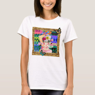 FRIDA Gets Framed, original art t-shirts