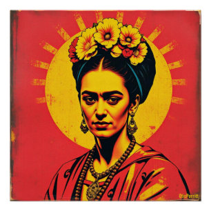 Frida Kahlo-5 Poster
