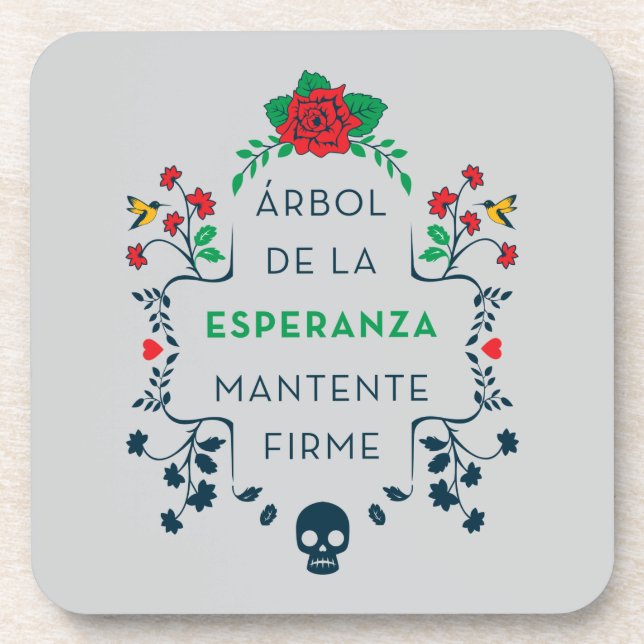 Frida Kahlo | Árbol De La Esperanza Coaster (Front)