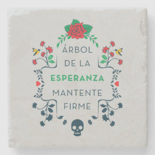 Frida Kahlo Árbol De La Esperanza Stone Coaster