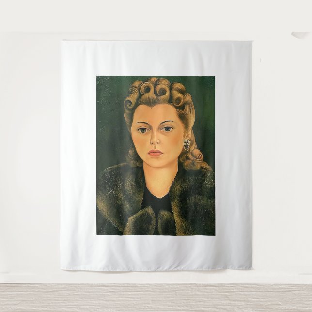 Frida Kahlo art Tapestry (Front)
