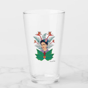 Frida Kahlo   Birds of Paradise Floral Graphic Glass