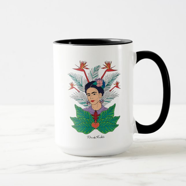 Frida Kahlo | Birds of Paradise Floral Graphic Mug (Right)