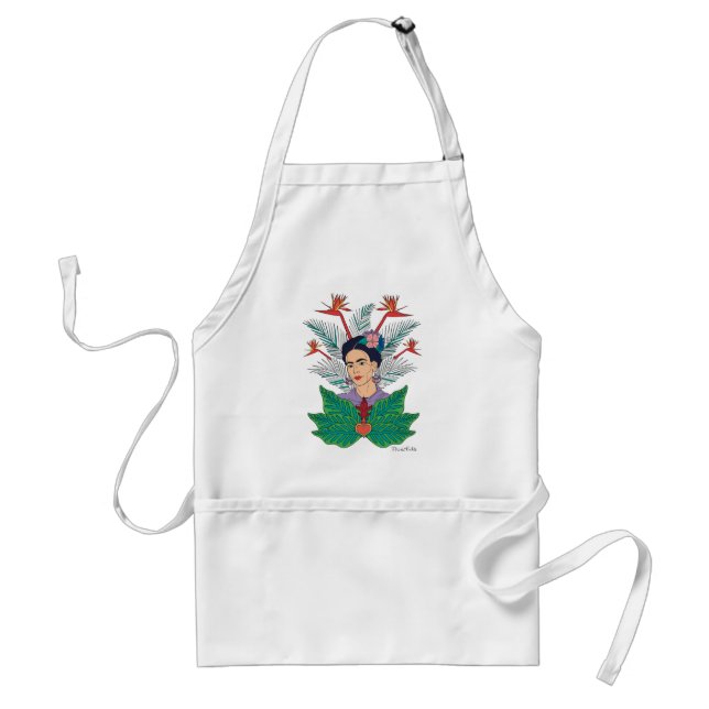 Frida Kahlo | Birds of Paradise Floral Graphic Standard Apron (Front)