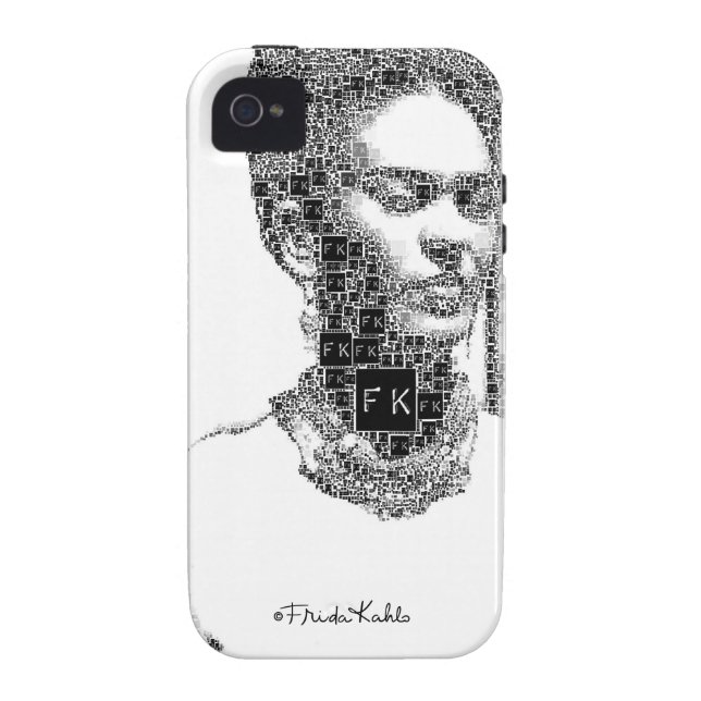 Frida Kahlo Black and White Portrait Case-Mate iPhone Case (Back)