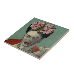 Frida Kahlo by Garcia Villegas Tile