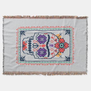 Frida Kahlo   Calavera Throw Blanket