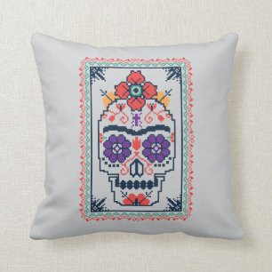 Frida Kahlo   Calavera Throw Pillow