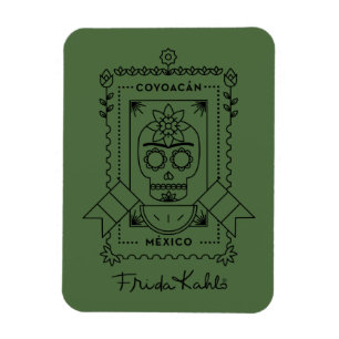Frida Kahlo   Coyoacán Magnet