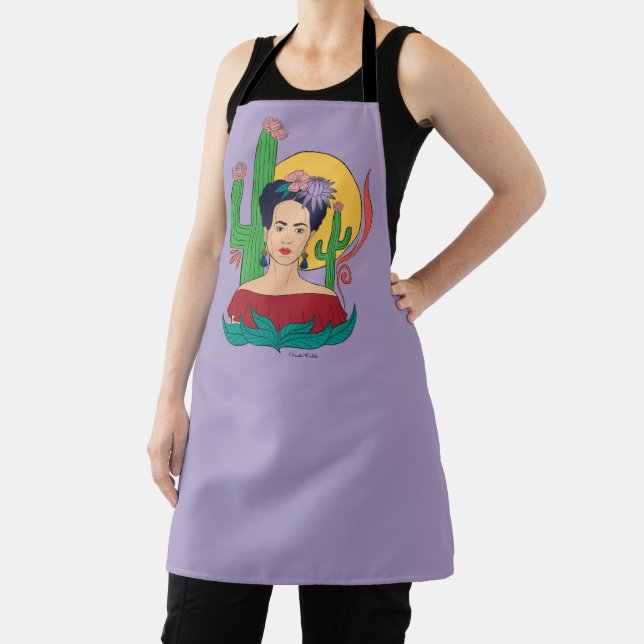 Frida Kahlo Desert Graphic Apron (Insitu)
