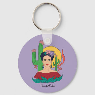 Frida Kahlo Desert Graphic Keychain