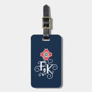 Frida Kahlo Floral Tribute Luggage Tag