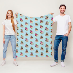Frida Kahlo   FridaMoji - A OK Fleece Blanket